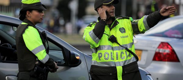 Polícía de Bogotá - Sputnik Brasil