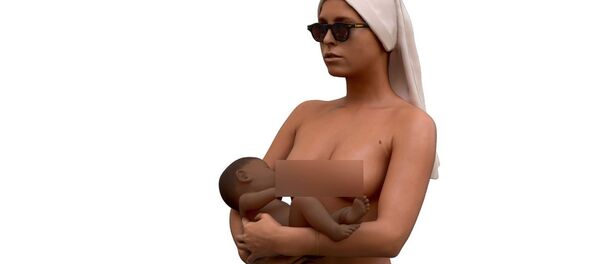 Escultura de Marisa Papen, a polêmica modelo que foi coroada Miss Janeiro de 2017 pela revista Playboy da Alemanha Escultura de Marisa Papen, a polêmica modelo que foi coroada Miss Janeiro de 2017 pela revista Playboy da Alemanha - Sputnik Brasil