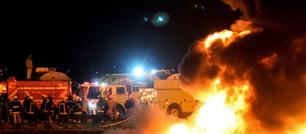 Explosão de gasoduto no México - Sputnik Brasil