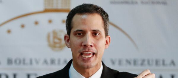 Juan Guaidó, presidente da Assembleia Nacional da Venezuela, falando durante conferência em Caracas, Venezuela, 10 de janeiro de 2019 Juan Guaidó, presidente da Assembleia Nacional da Venezuela, falando durante conferência em Caracas, Venezuela, 10 de janeiro de 2019 - Sputnik Brasil