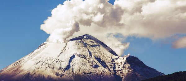 Vulcão El Popo no México - Sputnik Brasil