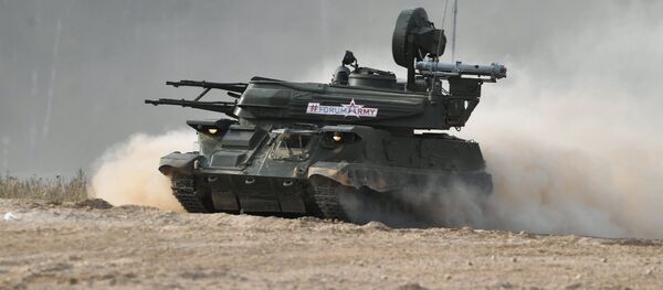 ZSU-23-4 Shilka, um veículo blindado de artilharia antiaérea autopropulsada desenvolvido pela União Soviética (foto do arquivo) - Sputnik Brasil