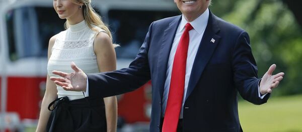 Donald Trump, Ivanka Trump, - Sputnik Brasil