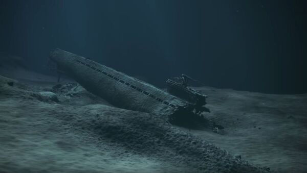 Submarino nazista U-864 - Sputnik Brasil