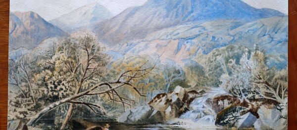 Quadro atribuído ao ditador nazista, Adolf Hitler - Sputnik Brasil