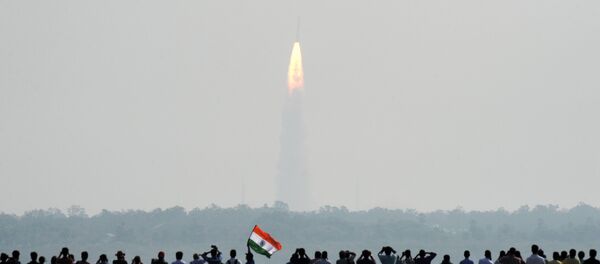 Lançamento de foguete indiano (foto de arquivo) - Sputnik Brasil