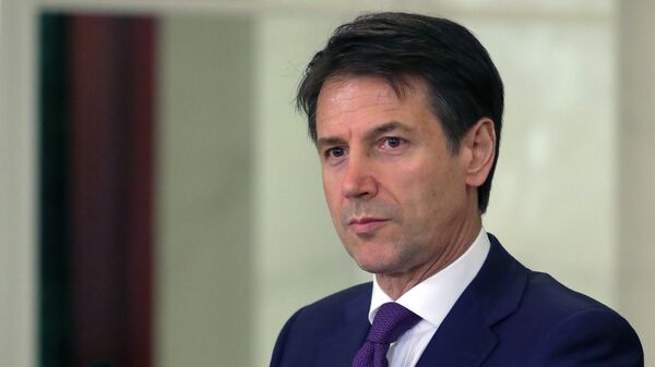 O primeiro-ministro italiano Giuseppe Conte - Sputnik Brasil
