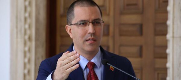 O ministro das Relações Exteriores da Venezuela, Jorge Arreaza - Sputnik Brasil