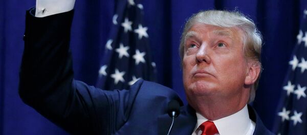 Bilionário Donald Trump – candidato às eleições presidenciais dos EUA pelo Partido Republicano - Sputnik Brasil