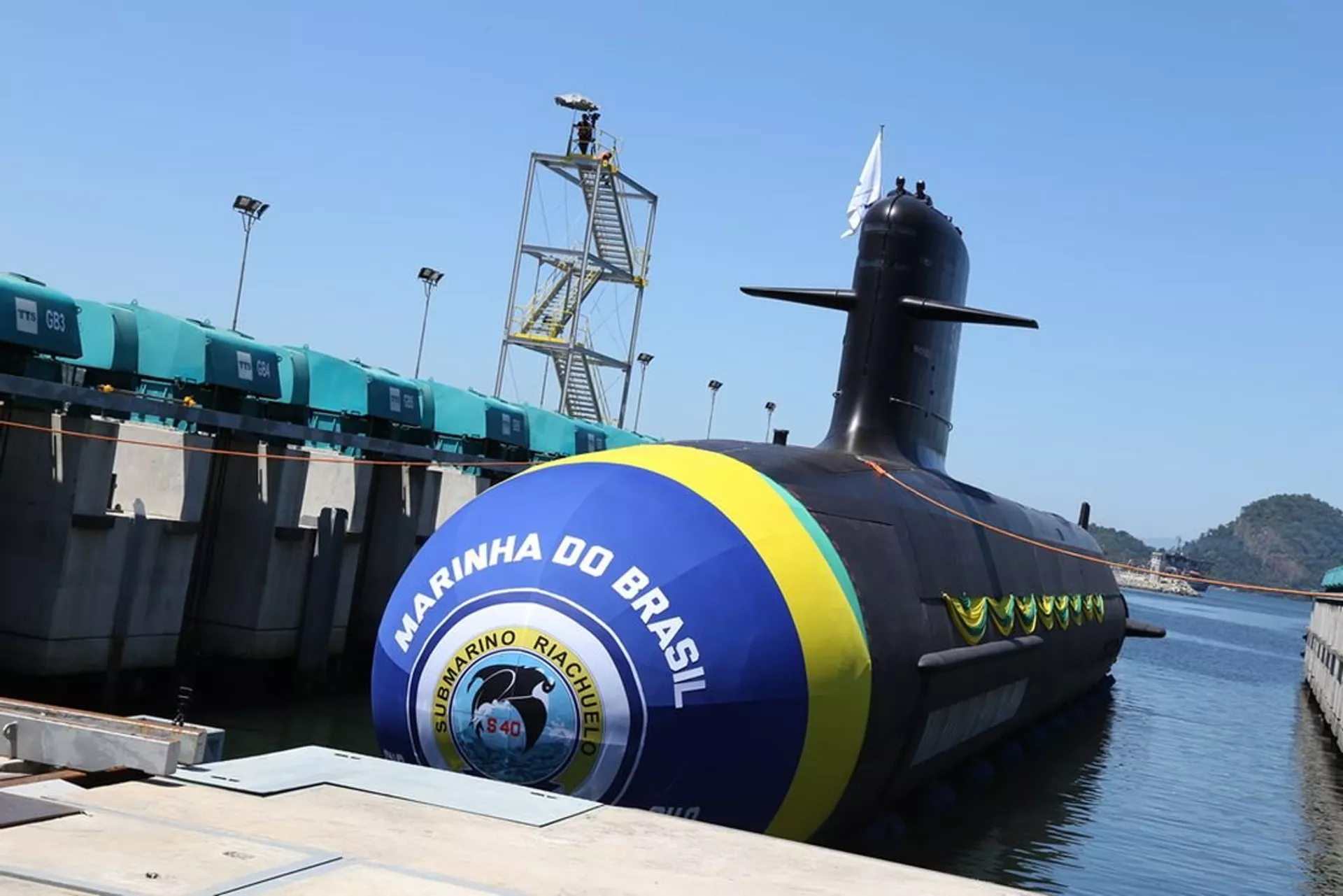 Submarino Riachuelo, o primeiro do Programa de Desenvolvimento de Submarinos (Prosub), que prevê a produção de cinco navios do tipo, entre eles o primeiro submarino brasileiro convencionalmente armado com propulsão nuclear - Sputnik Brasil, 1920, 05.07.2024