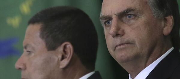 Hamilton Mourão e Jair Bolsonaro. - Sputnik Brasil