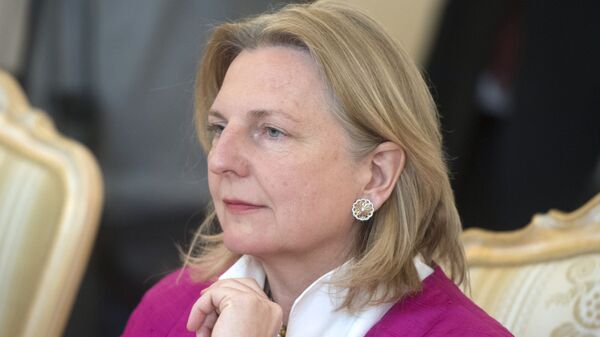 Österreichs Außenministerin Karin Kneissl (Archivbild) - Sputnik Brasil