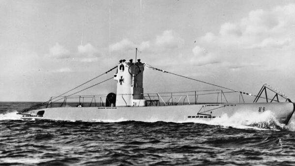 Submarino U-9 da Alemanha (foto de arquivo) - Sputnik Brasil