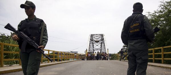 Situação na fronteira entre Venezuela e Colômbia - Sputnik Brasil