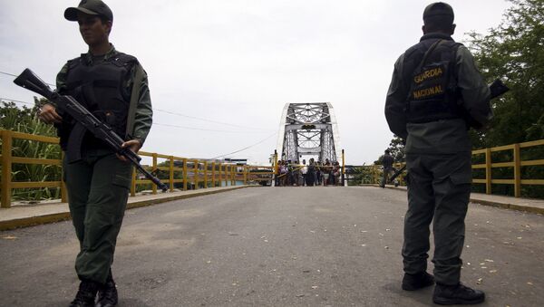 Situação na fronteira entre Venezuela e Colômbia - Sputnik Brasil