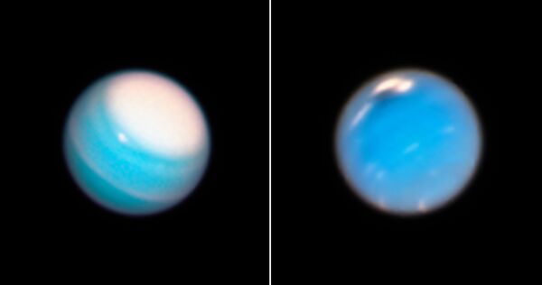 Hubble revela furacão misterioso na atmosfera de Netuno Hubble revela furacão misterioso na atmosfera de Netuno - Sputnik Brasil