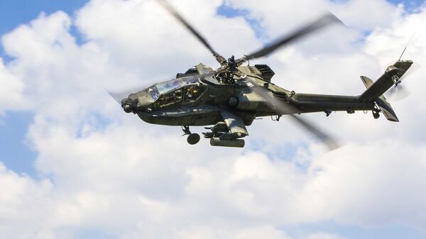 Helicóptero AH-64 Apache (foto de arquivo) - Sputnik Brasil