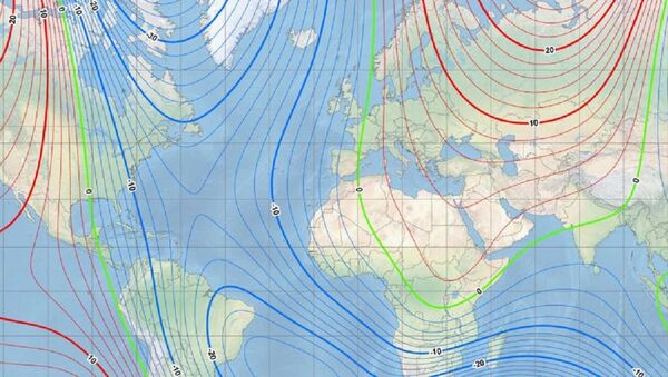 Ciclo do Modelo Magnético Mundial (WMM) - Sputnik Brasil