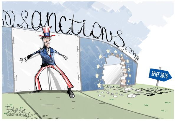 Sanções antirrussas são suicídio para Europa - Sputnik Brasil
