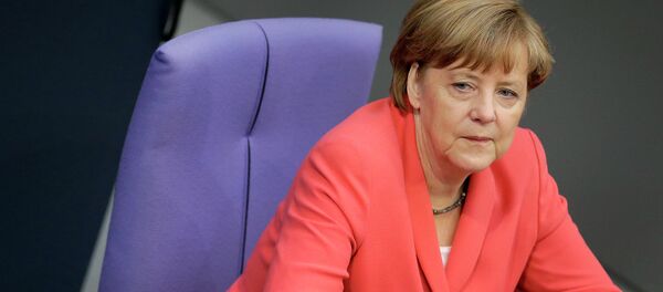 A chanceler alemã Angela Merkel em Bundestag - Sputnik Brasil