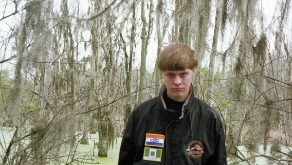 Dylann Roof is pictured in this undated photo taken from his Facebook account. Roof is suspected of fatally shooting nine people at a historically black South Carolina church in Charleston on June 18, 2015 - Sputnik Brasil