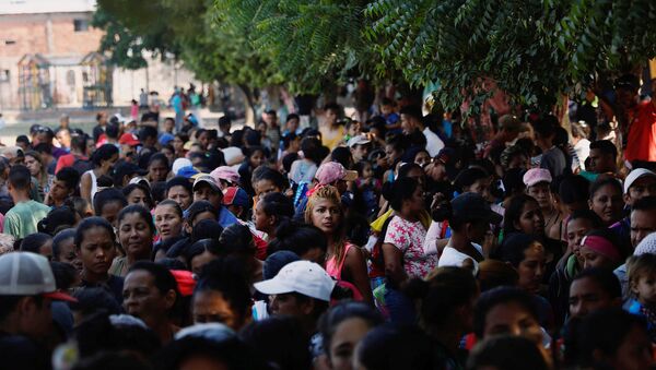 Migrantes venezuelanos em Colômbia - Sputnik Brasil