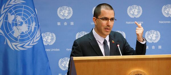 Jorge Arreaza, ministro das Relações Exteriores da Venezuela - Sputnik Brasil