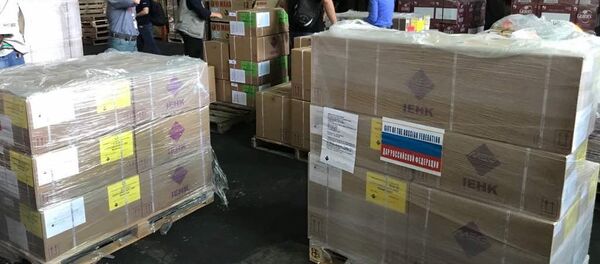 Medicamentos doados à Venezuela pela Rússia (foto de arquivo) - Sputnik Brasil