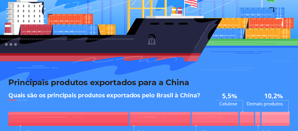 Comércio entre o Brasil e a China - Sputnik Brasil