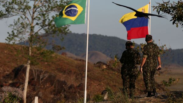 Fronteira entre Brasil e Venezuela - Sputnik Brasil