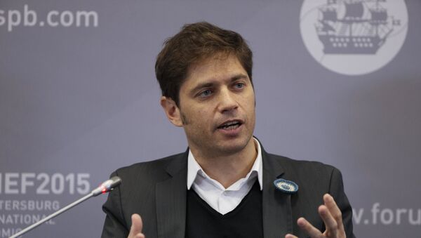 Axel Kicillof, ministro da Economia da Argentina. - Sputnik Brasil