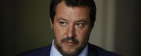 Matteo Salvini, el ministro del Interior de Italia - Sputnik Brasil