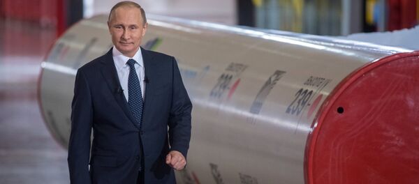 Dutos para o projeto Nord Stream 2 - Sputnik Brasil