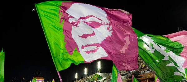 Mangueira homenageia Marielle Franco - Sputnik Brasil