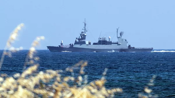 Corveta da Marinha israelense - Sputnik Brasil