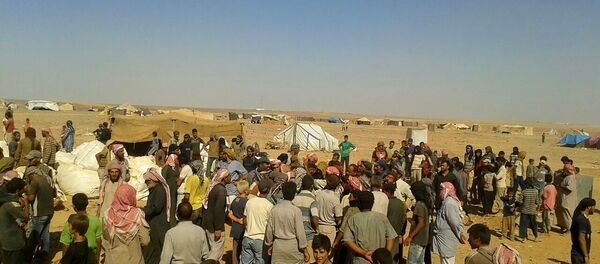 Campo de refugiados de Rukban - Sputnik Brasil