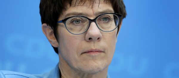 Annegret Kramp-Karrenbauer (CDU) - Sputnik Brasil
