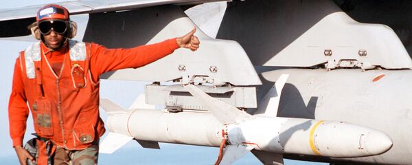 Míssil AGM-88 HARM (imagem ilustrativa) - Sputnik Brasil