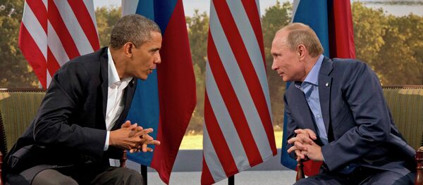 Presidente da Rússia Vladimir Putin e Presidente dos EUA Barack Obama - Sputnik Brasil