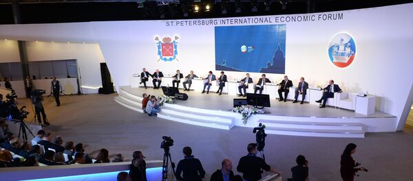 Fórum Internacional Econômico de São Petersburgo (SPIEF) de 2015 - Sputnik Brasil