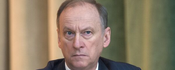 Nikolai Patrushev durante um encontro com Vladimir Putin. Foto de arquivo - Sputnik Brasil