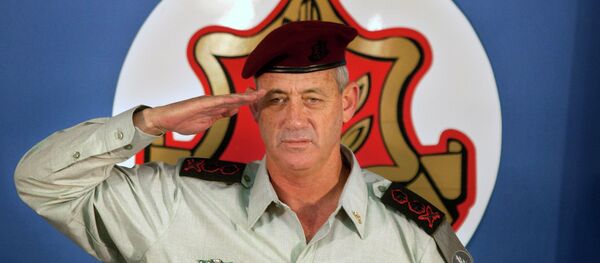 Benny Gantz, então chefe do Estado-Maior do exército israrelense, 14 de fevereiro de 2011 - Sputnik Brasil