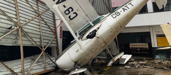 Danos no aeroporto moçambicano de Beira após a passagem do ciclone tropical Idai - Sputnik Brasil