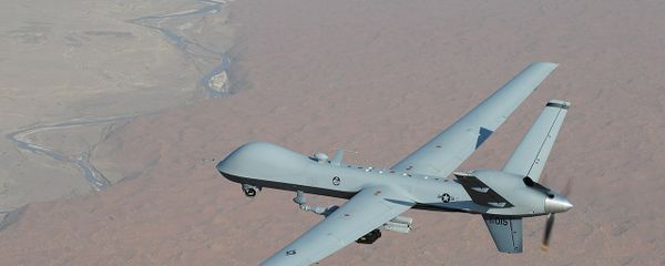 Um veículo aéreo não tripulado MQ-9 Reaper (foto de arquivo) Um veículo aéreo não tripulado MQ-9 Reaper (foto de arquivo) - Sputnik Brasil