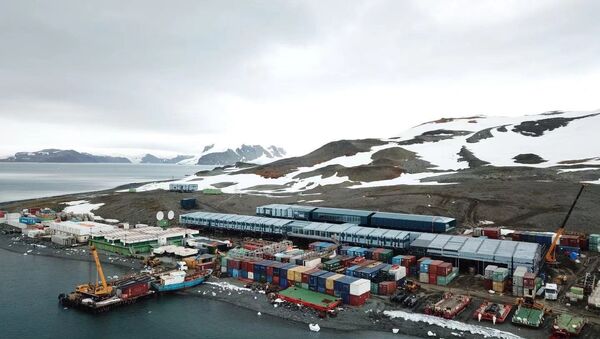 Nova Estação Antártica Comandante Ferraz, reconstruída após incêndio em 2012. - Sputnik Brasil