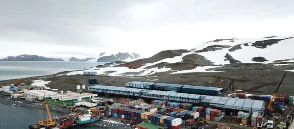 Nova Estação Antártica Comandante Ferraz, reconstruída após incêndio em 2012. - Sputnik Brasil