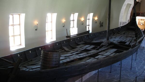 Barco funerário viking no Museu dos Barcos, em Oslo, Noruega (foto de arquivo) - Sputnik Brasil
