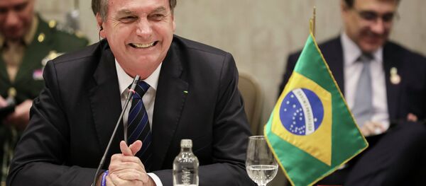Jair Bolsonaro no Café da manhã organizado por sociedade chilena, 23 de março de 2019 - Sputnik Brasil