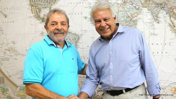 Lula e Felipe González Lula e Felipe González - Sputnik Brasil