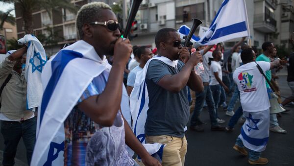 Nova manifestação contra o racismo e a violência policial em Israel - Sputnik Brasil